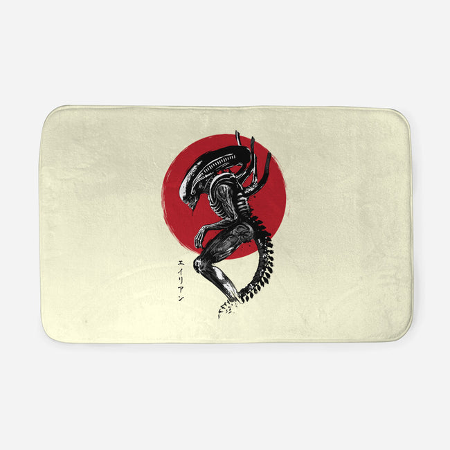 Xenomorph Sumi-e-None-Memory Foam-Bath Mat-DrMonekers