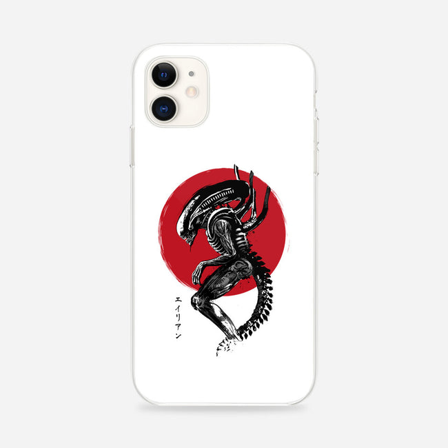 Xenomorph Sumi-e-iPhone-Snap-Phone Case-DrMonekers