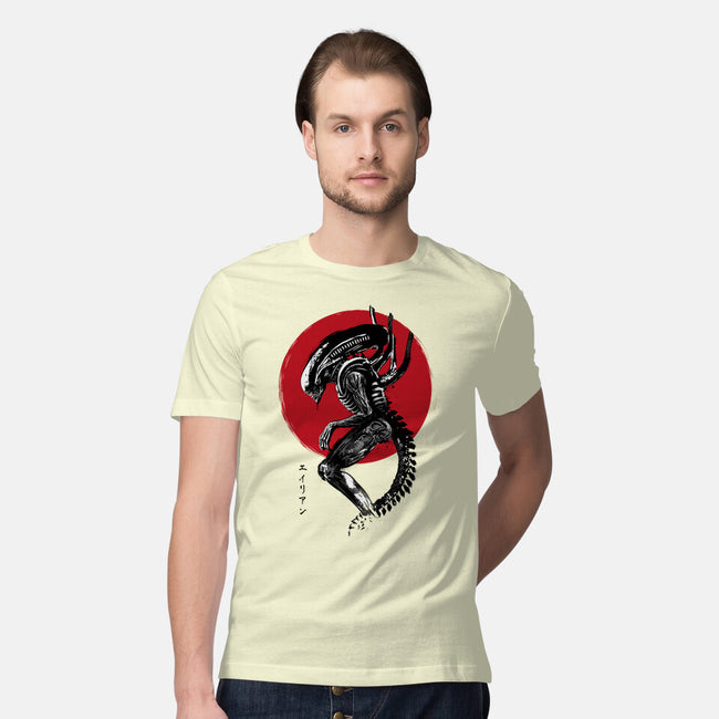 Xenomorph Sumi-e-Mens-Premium-Tee-DrMonekers