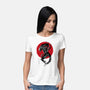 Xenomorph Sumi-e-Womens-Basic-Tee-DrMonekers