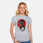 Xenomorph Sumi-e-Womens-Fitted-Tee-DrMonekers