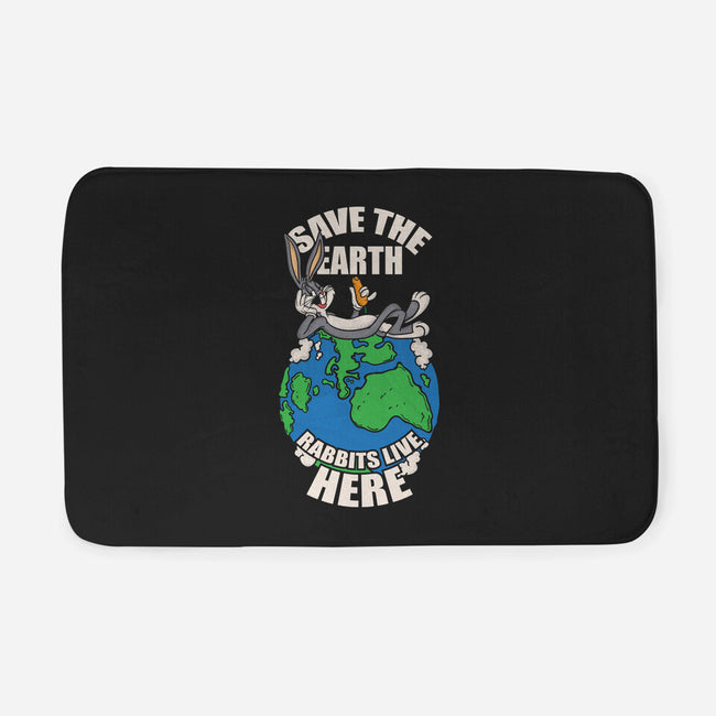 Rabbits Live Here-None-Memory Foam-Bath Mat-turborat14