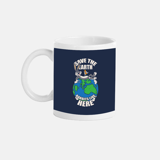 Rabbits Live Here-None-Mug-Drinkware-turborat14