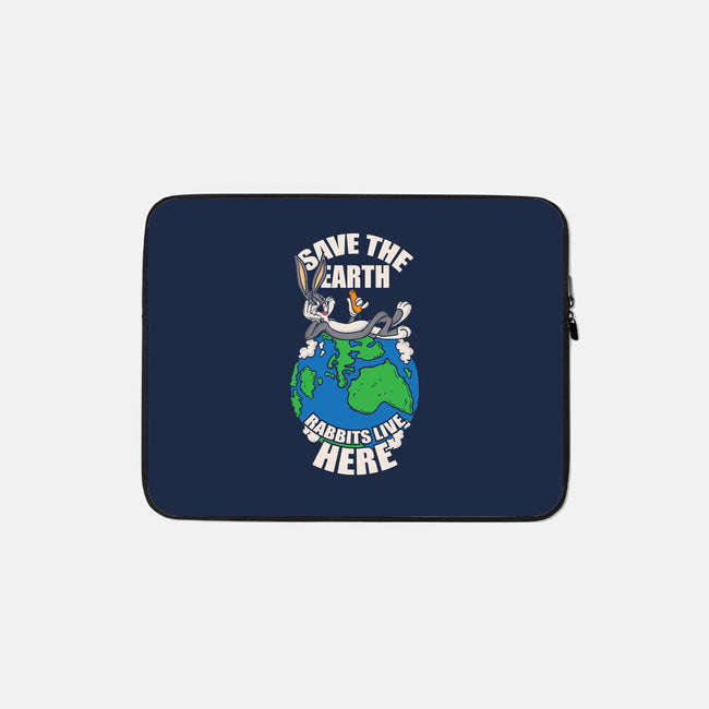 Rabbits Live Here-None-Zippered-Laptop Sleeve-turborat14