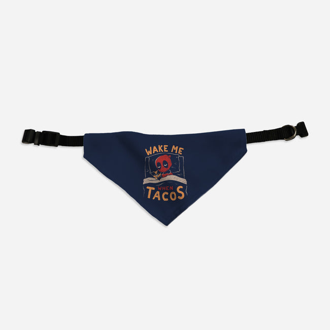 Wake Me When Tacos-Cat-Adjustable-Pet Collar-Arigatees