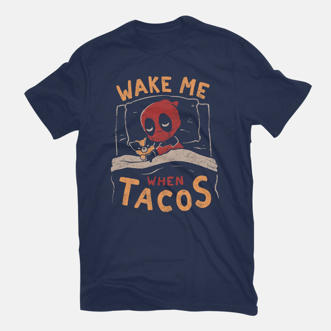 Wake Me When Tacos-Womens-Fitted-Tee-Arigatees