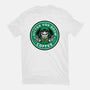 Surprise Coffee-Womens-Fitted-Tee-spoilerinc