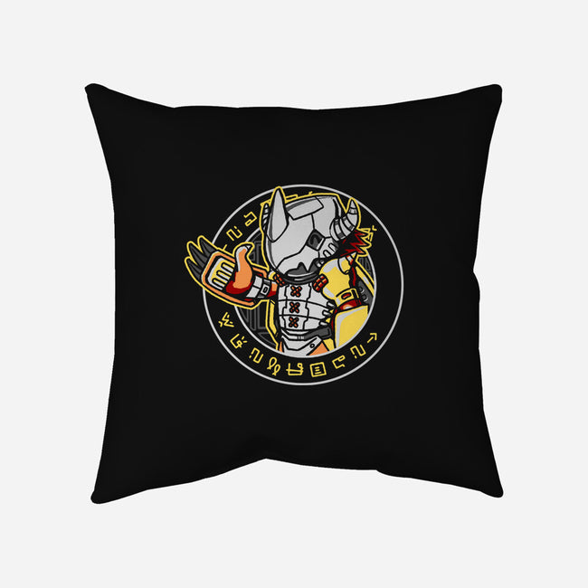 Digivault-None-Removable Cover-Throw Pillow-naomori