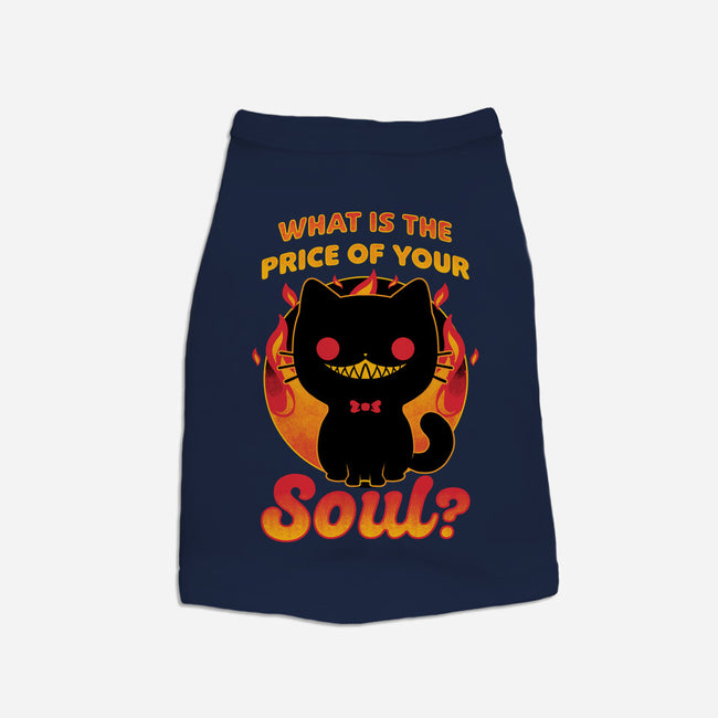 Creepy Cat Buys Souls-Dog-Basic-Pet Tank-Studio Mootant