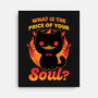 Creepy Cat Buys Souls-None-Stretched-Canvas-Studio Mootant