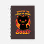 Creepy Cat Buys Souls-None-Dot Grid-Notebook-Studio Mootant