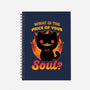 Creepy Cat Buys Souls-None-Dot Grid-Notebook-Studio Mootant