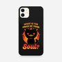 Creepy Cat Buys Souls-iPhone-Snap-Phone Case-Studio Mootant