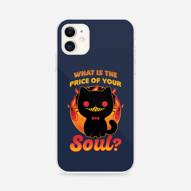 Creepy Cat Buys Souls-iPhone-Snap-Phone Case-Studio Mootant