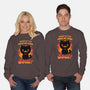 Creepy Cat Buys Souls-Unisex-Crew Neck-Sweatshirt-Studio Mootant