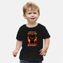 Creepy Cat Buys Souls-Baby-Basic-Tee-Studio Mootant