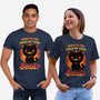 Creepy Cat Buys Souls-Unisex-Basic-Tee-Studio Mootant