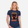 Creepy Cat Buys Souls-Womens-Fitted-Tee-Studio Mootant