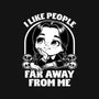 Goth Girl Hates People-Womens-Fitted-Tee-Studio Mootant