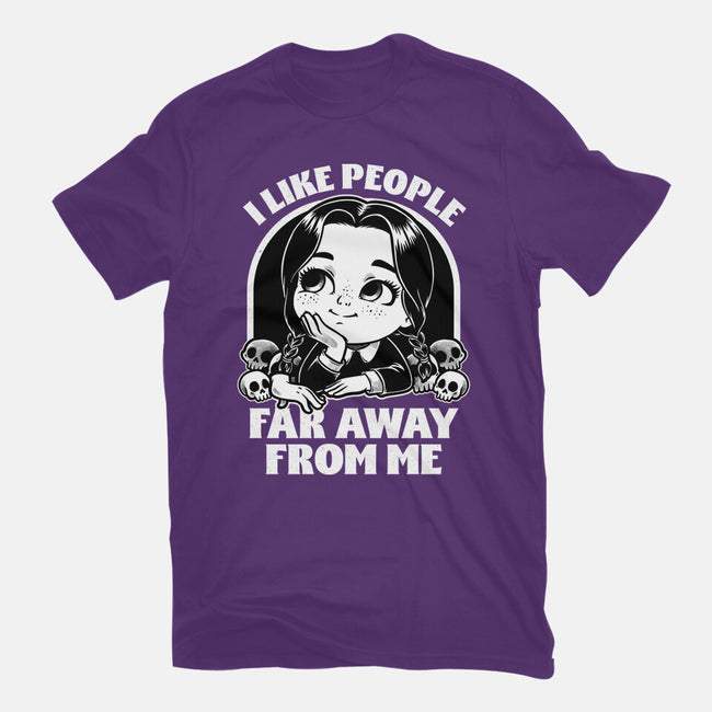 Goth Girl Hates People-Womens-Fitted-Tee-Studio Mootant