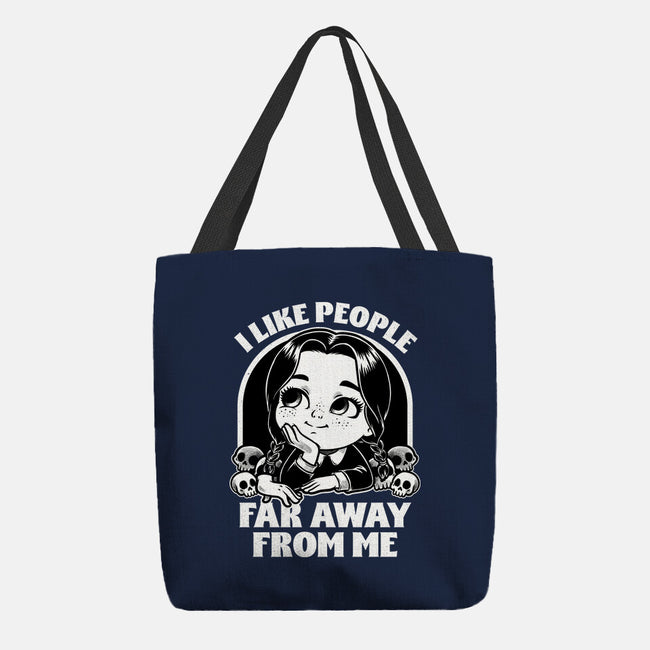 Goth Girl Hates People-None-Basic Tote-Bag-Studio Mootant