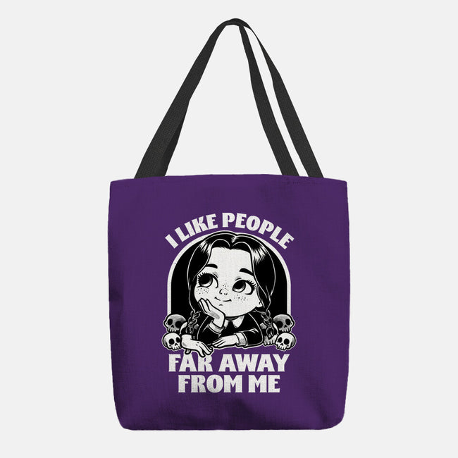 Goth Girl Hates People-None-Basic Tote-Bag-Studio Mootant