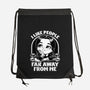 Goth Girl Hates People-None-Drawstring-Bag-Studio Mootant