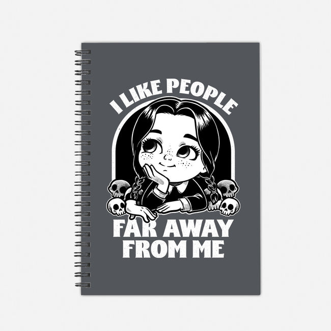 Goth Girl Hates People-None-Dot Grid-Notebook-Studio Mootant