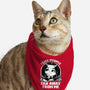 Goth Girl Hates People-Cat-Bandana-Pet Collar-Studio Mootant