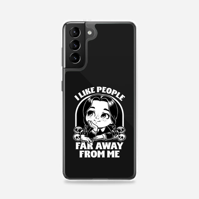 Goth Girl Hates People-Samsung-Snap-Phone Case-Studio Mootant