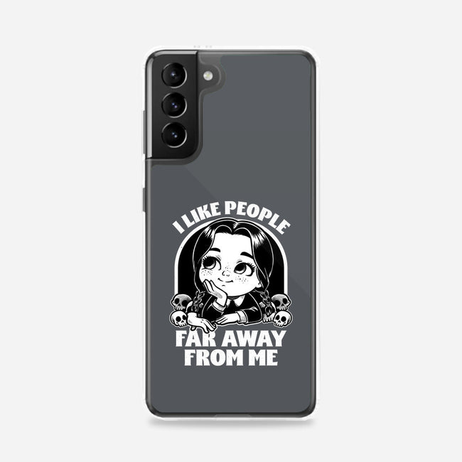 Goth Girl Hates People-Samsung-Snap-Phone Case-Studio Mootant