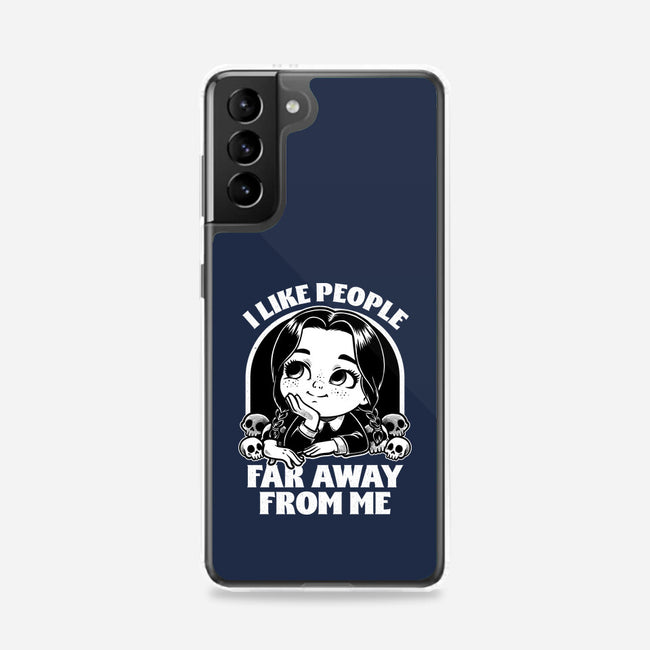 Goth Girl Hates People-Samsung-Snap-Phone Case-Studio Mootant