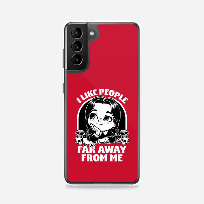 Goth Girl Hates People-Samsung-Snap-Phone Case-Studio Mootant