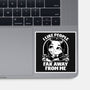 Goth Girl Hates People-None-Glossy-Sticker-Studio Mootant