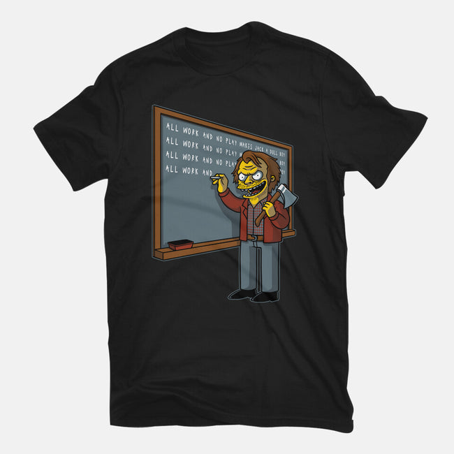 Horror Movie Chalkboard-Youth-Basic-Tee-Studio Mootant