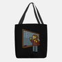 Horror Movie Chalkboard-None-Basic Tote-Bag-Studio Mootant