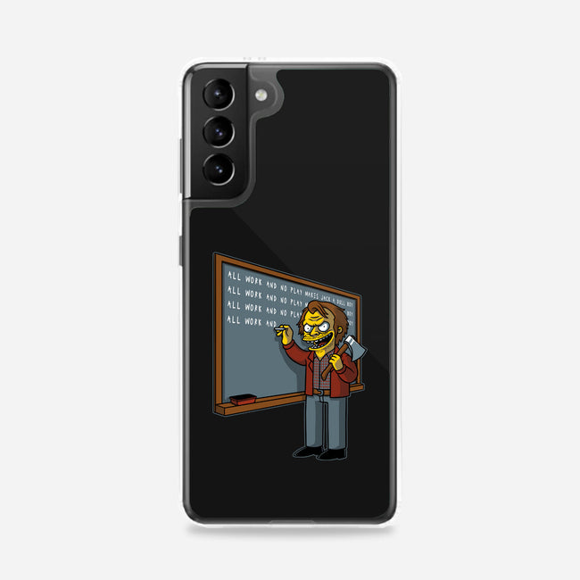 Horror Movie Chalkboard-Samsung-Snap-Phone Case-Studio Mootant