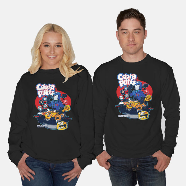 Cobra Puff-Unisex-Crew Neck-Sweatshirt-Jc Jows