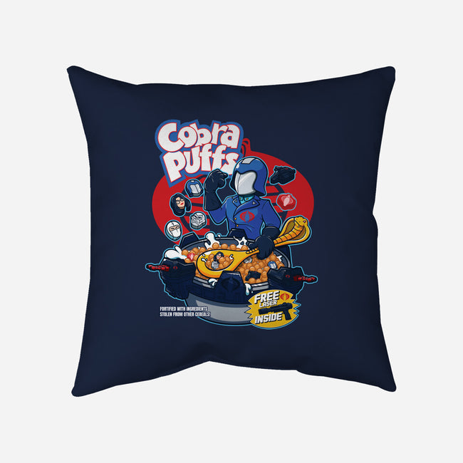 Cobra Puff-None-Non-Removable Cover w Insert-Throw Pillow-Jc Jows