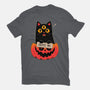 Adopt Spooky Cat-Womens-Fitted-Tee-GODZILLARGE