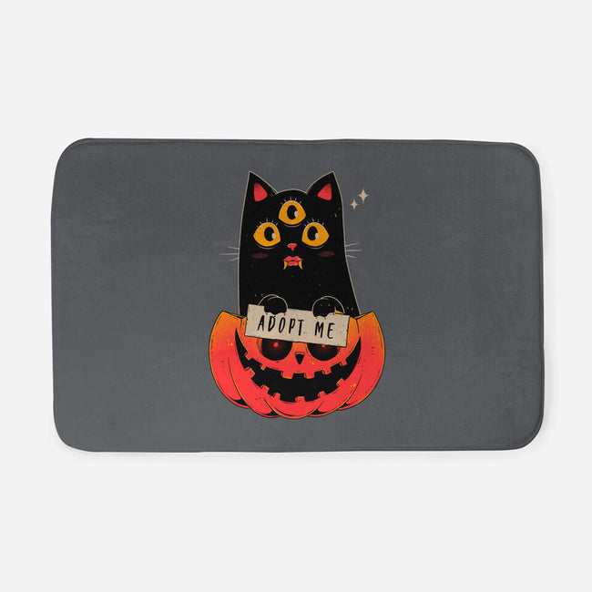 Adopt Spooky Cat-None-Memory Foam-Bath Mat-GODZILLARGE