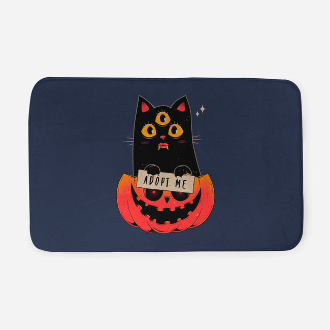 Adopt Spooky Cat-None-Memory Foam-Bath Mat-GODZILLARGE