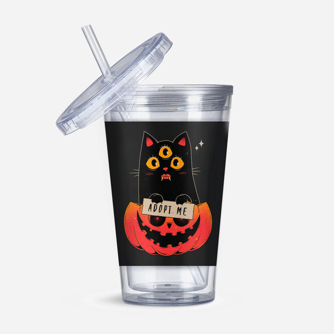 Adopt Spooky Cat-None-Acrylic Tumbler-Drinkware-GODZILLARGE