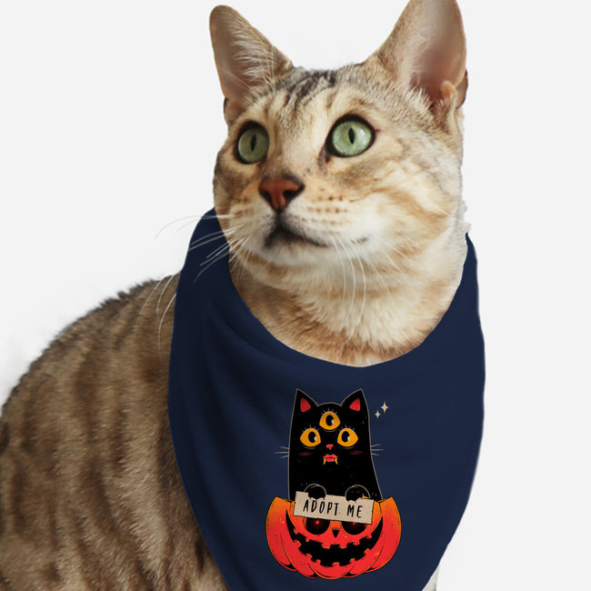 Adopt Spooky Cat-Cat-Bandana-Pet Collar-GODZILLARGE