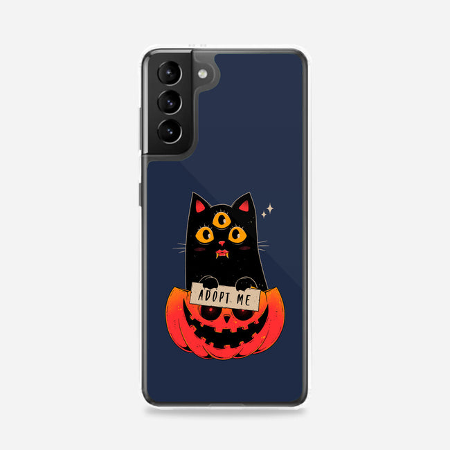 Adopt Spooky Cat-Samsung-Snap-Phone Case-GODZILLARGE