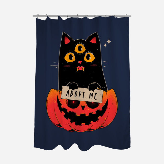 Adopt Spooky Cat-None-Polyester-Shower Curtain-GODZILLARGE