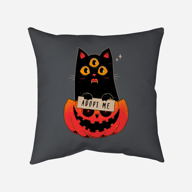 Adopt Spooky Cat-None-Non-Removable Cover w Insert-Throw Pillow-GODZILLARGE