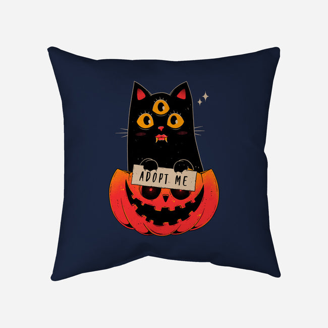 Adopt Spooky Cat-None-Non-Removable Cover w Insert-Throw Pillow-GODZILLARGE