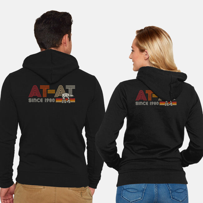 At-At Since 1980-Unisex-Zip-Up-Sweatshirt-DrMonekers