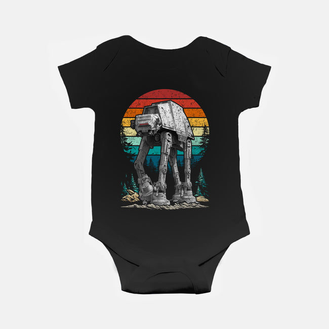 The Walker Vintage-Baby-Basic-Onesie-DrMonekers